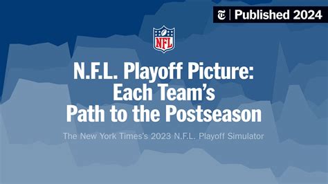 2023 N.F.L. Playoff Picture: Each Team’s Path to the .